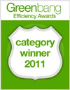 Greenbang Efficiency Awards - Category Winner 2011 Greenbang Efficiency Awards - Category Winner 2011